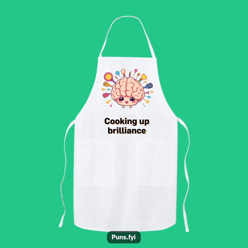 Funny Brainstorm Apron: Cook with Creative Ideas!