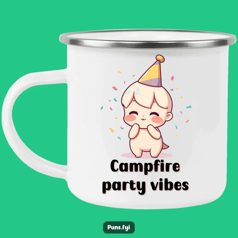 Funny Party Character Camping Mug: Durable & Hilarious Celebration Gear