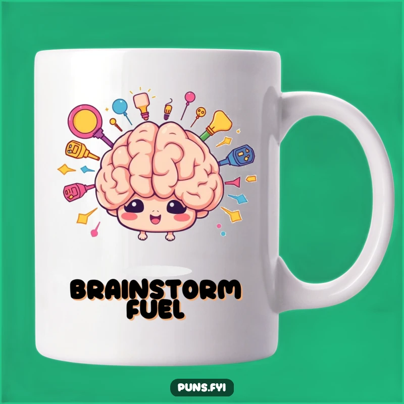 Funny Brainstorm Mug: Creative Ideas Gift for Bright Minds!