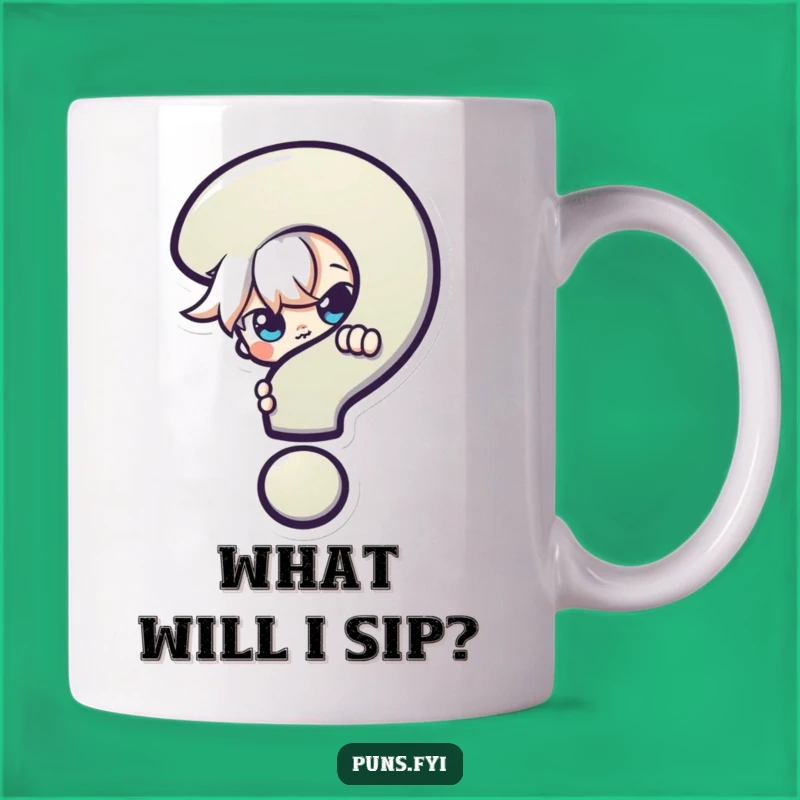Funny Mischievous Character Mug: Mystery Peeker - What's the Joke?