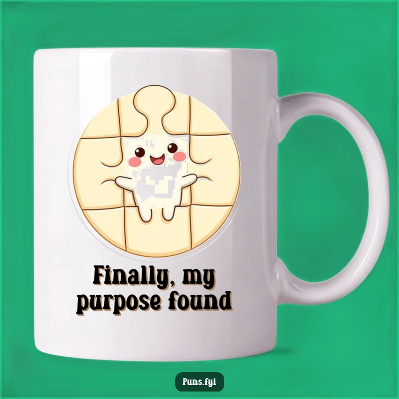 Funny Puzzle Piece Mug: The Perfect Fit Gift for Problem Solvers