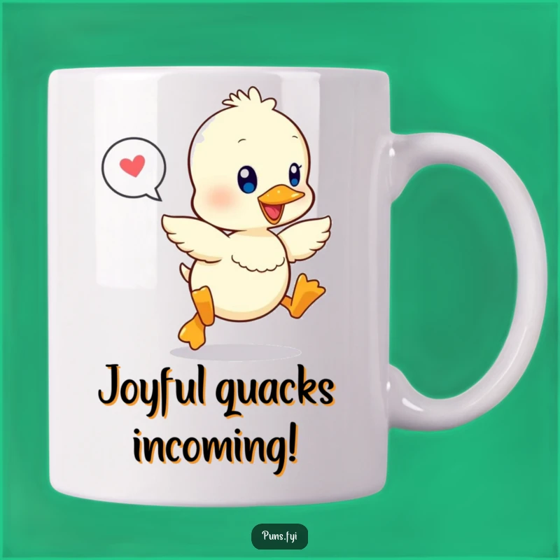 Funny Happy Duckling Mug: A Joyful Kawaii Gift for Your Cheerful Moments