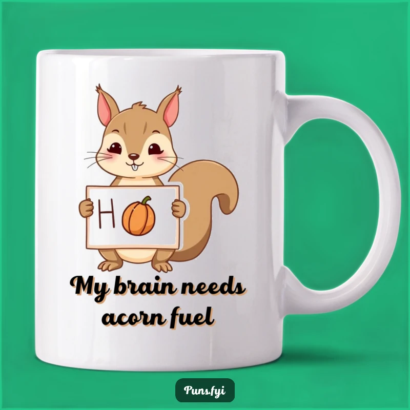 Funny Squirrel Nut Lover Mug - Adorable Animal Coffee Cup, Perfect Gift