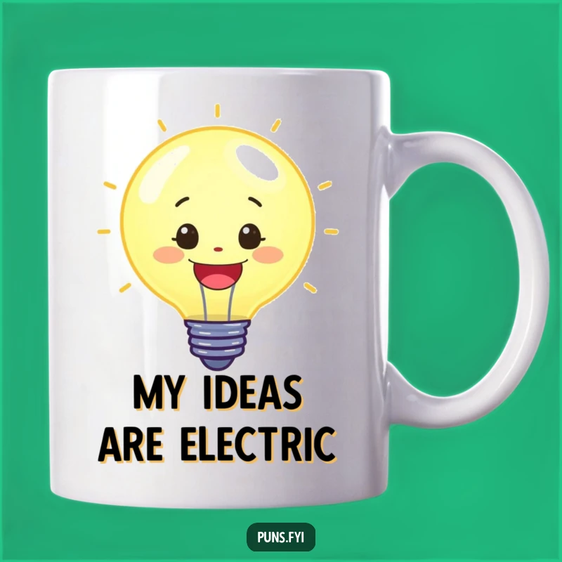 Funny Lightbulb Mug: Bright Idea Gift for Intellectuals and Comedians