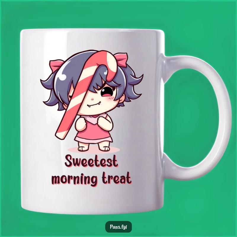 Funny Candy Cane Mischief Mug: Holiday Humor for a Sweet Treat, Perfect Funny Gift!