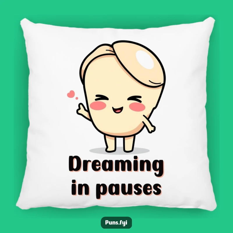 Funny Semicolon Wink Pillow: Cozy and Hilarious Comfort for the Witty