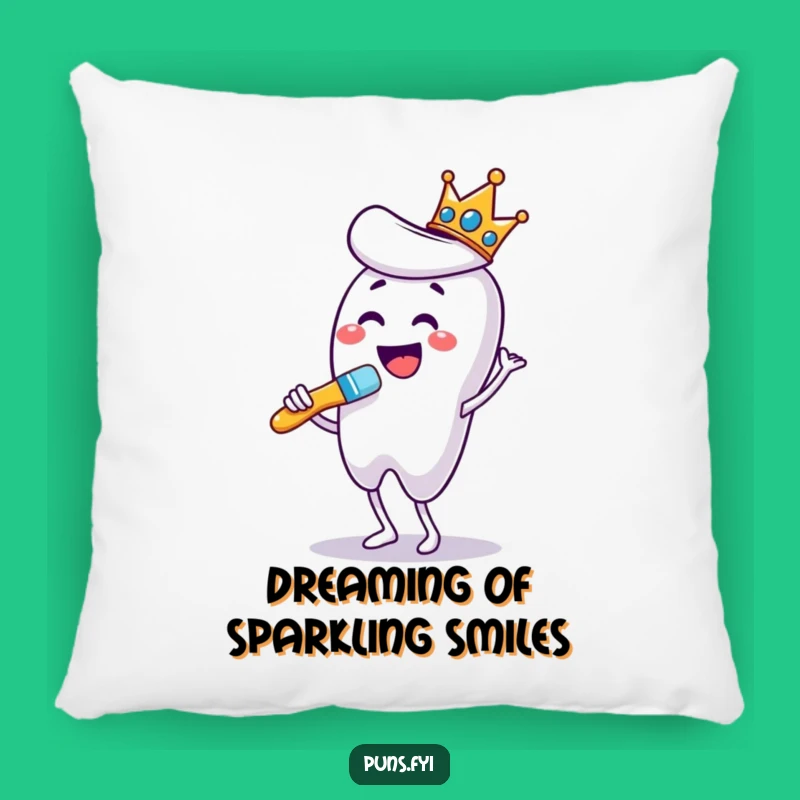 Funny Dancing Toothbrush Pillow: Cozy Comfort for a Sparkling Smile!