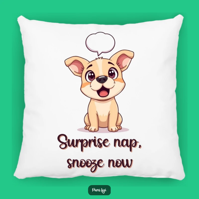 Funny Dog Surprise Pillow: Cozy Comfort Meets Shocking, Comical Design