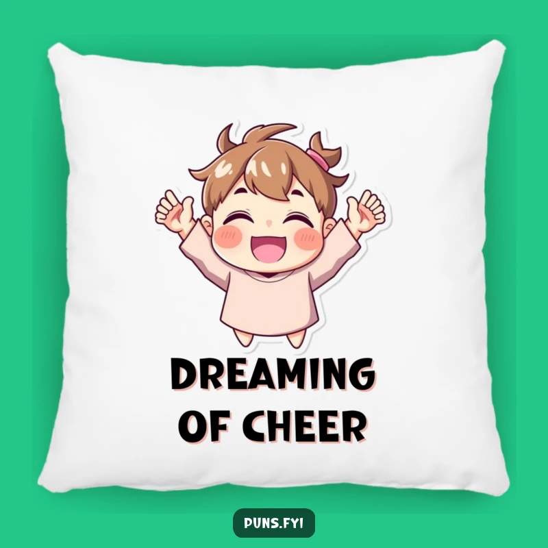 Funny Joyful Character Pillow: Snuggle Up with Cheers and Delight!