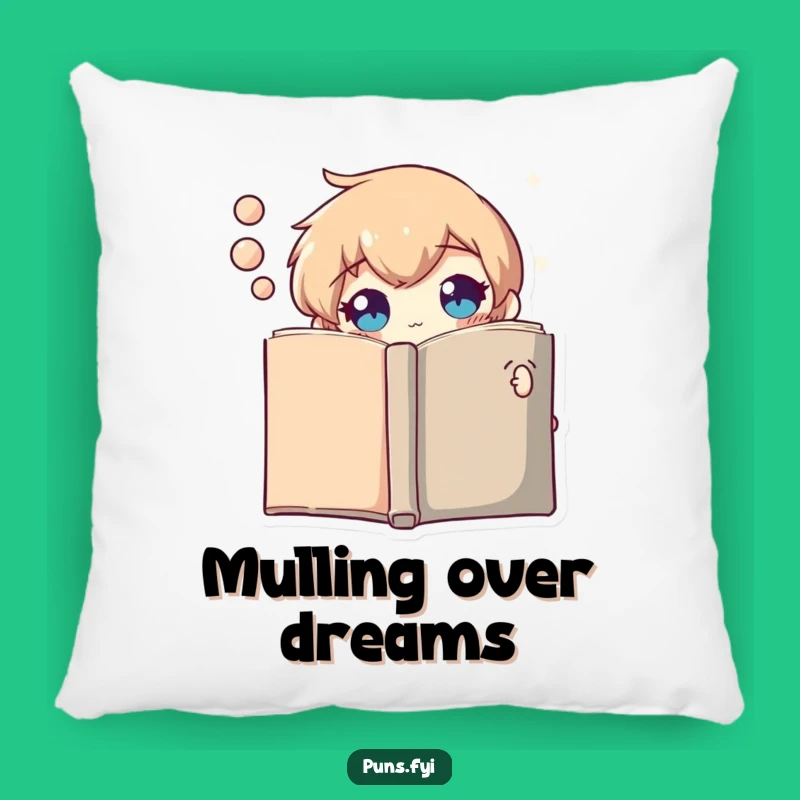 Funny Thought Bubble Book Pillow: Curious Accent Pillow, Comfy & Hilarious Decor, Great Funny Gift