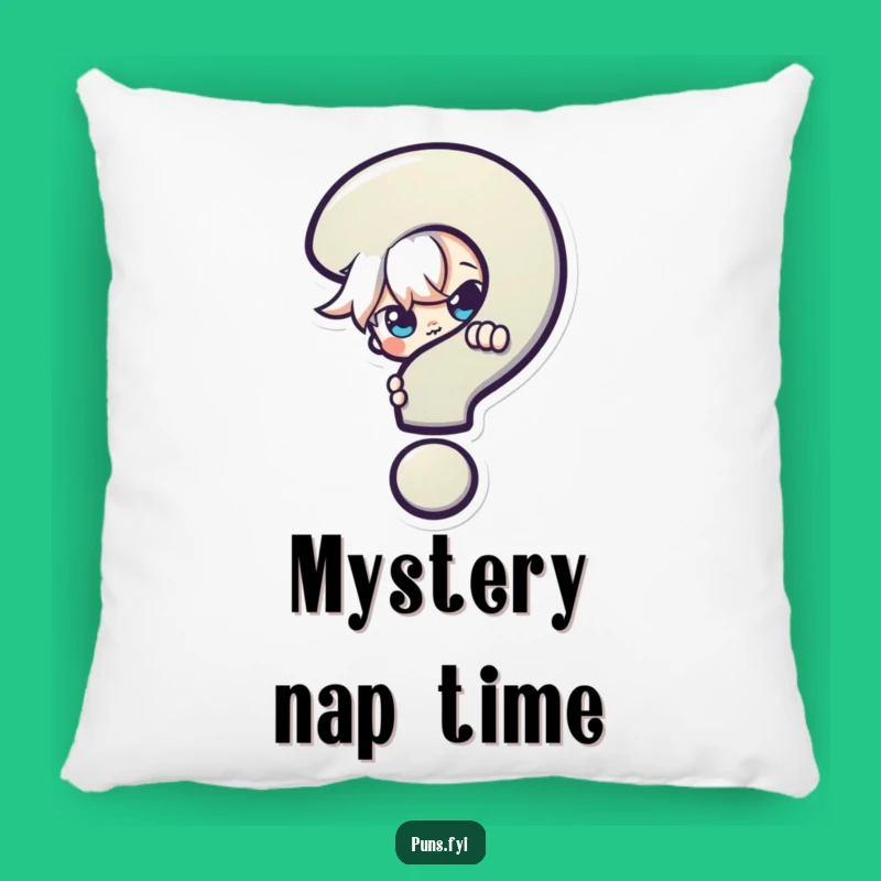 Funny Mischievous Character Pillow: Cozy Up with Mystery!
