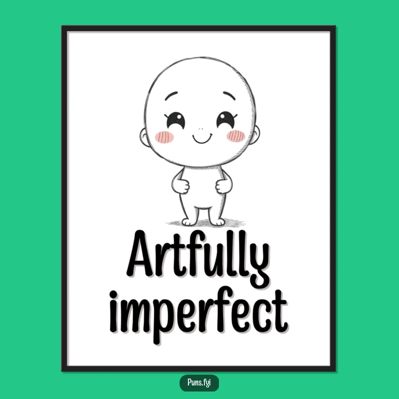 Funny Pencil Art Digital Art: Smiling Creator Art, Instant Hilarious Decor, Perfect Funny Gift