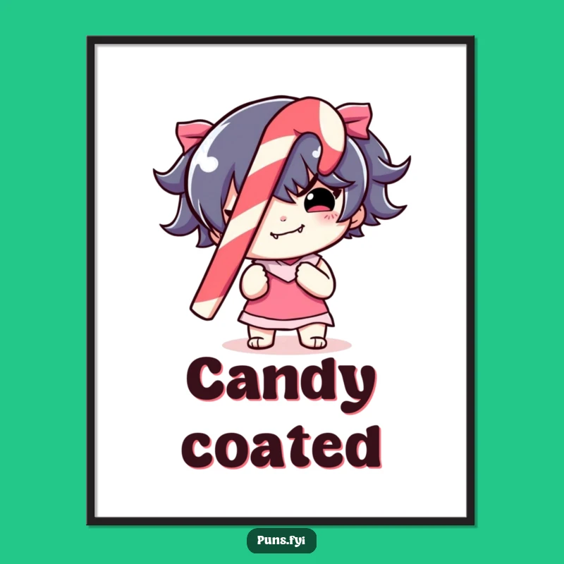 Funny Candy Cane Mischief Digital Art: Instant Holiday Cheer, A Festive Funny Gift!