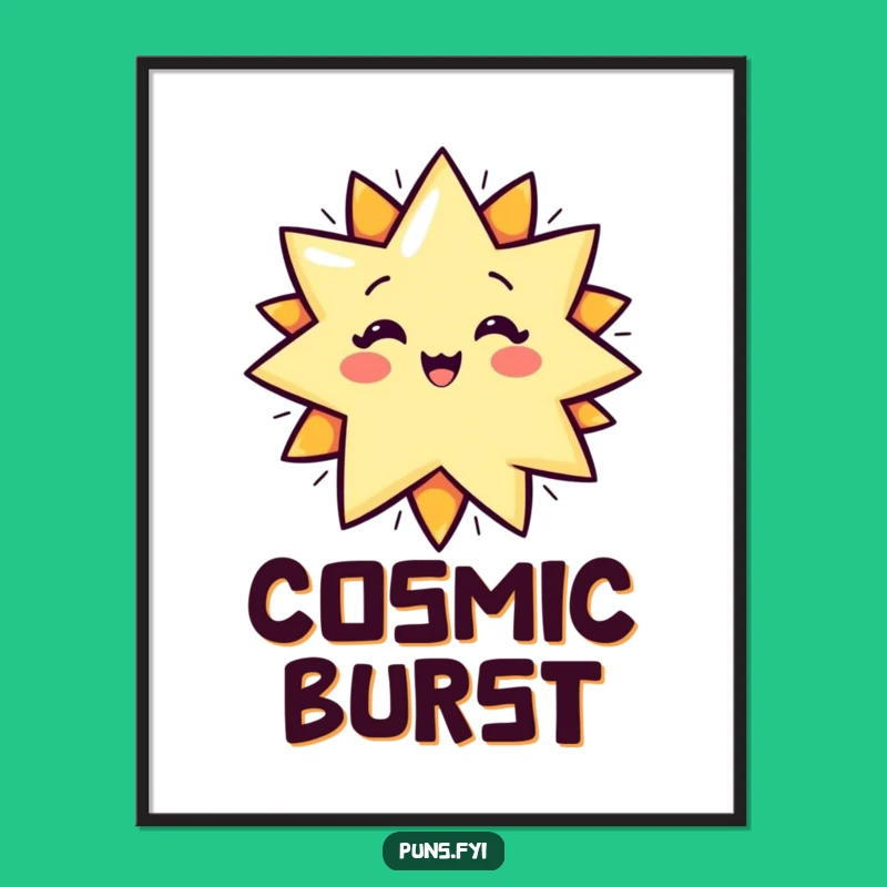 Funny Star POP! Digital Art: Instant Joy for Your Walls, A Brilliant Funny Gift!