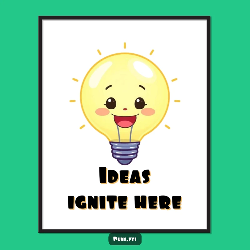Funny Lightbulb Digital Art: Brighten Your Digital Space Instantly