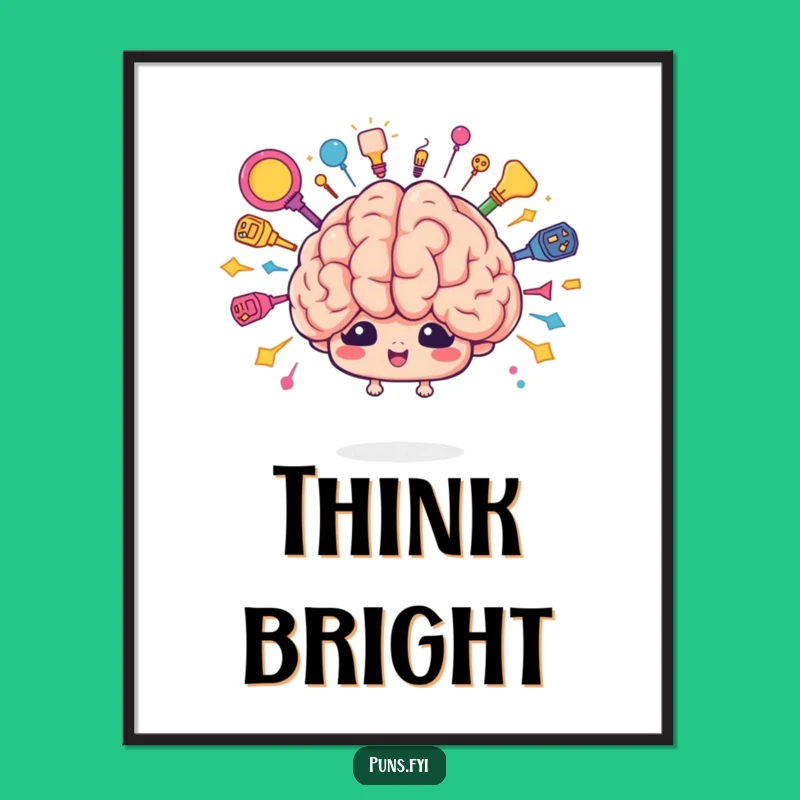 Funny Brainstorm Digital Art: Instant Creative Download!