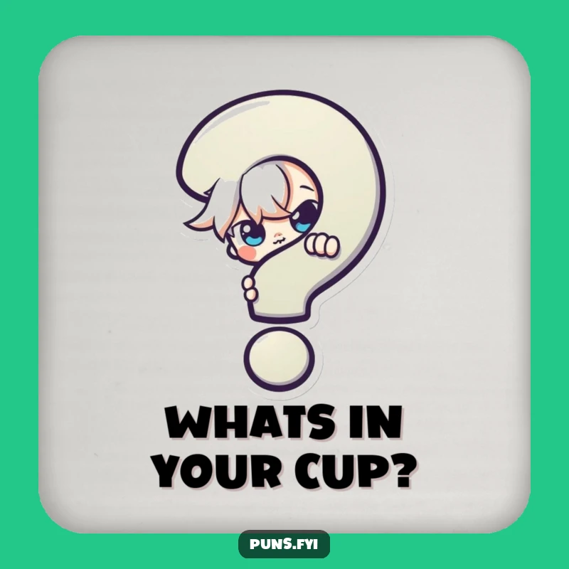 Funny Mischievous Character Coaster: Protect Surfaces with Mystery!