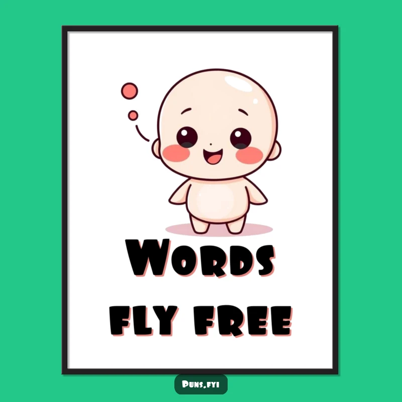 Funny Speech Bubble Poster: Add Artistic Banter to Your Walls