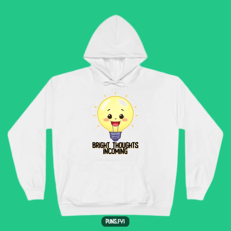 Funny Lightbulb Hoodie: Stay Warm and Bright with This Energetic Design