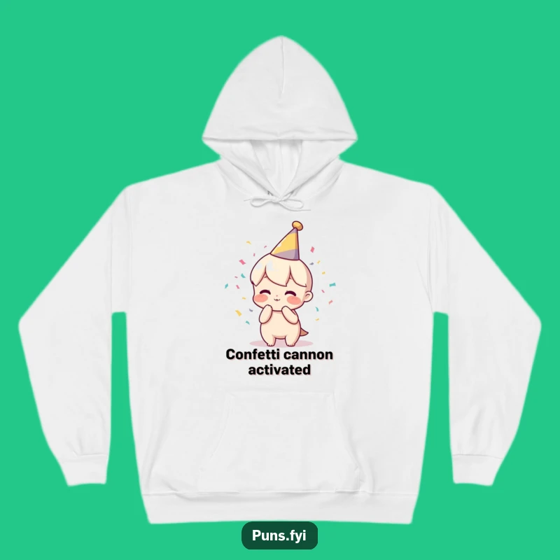 Funny Party Character Hoodie: Cozy & Hilarious Festive Apparel Gift