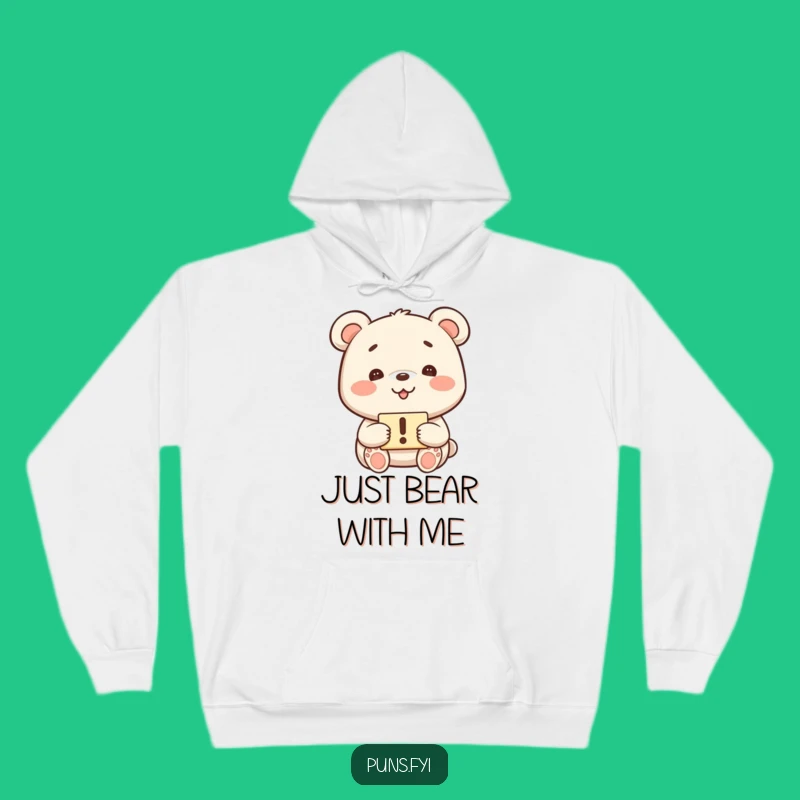 Funny Kawaii Bear Hoodie - Cozy Playful Statement Piece!