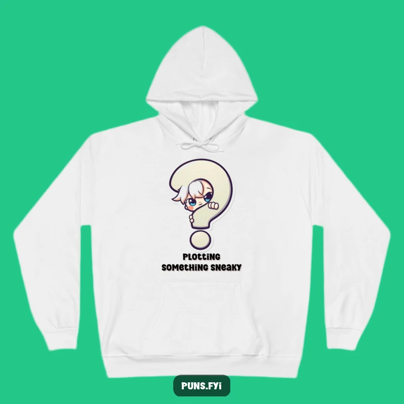 Funny Mischievous Character Hoodie: Cozy Up with Mystery and Fun!
