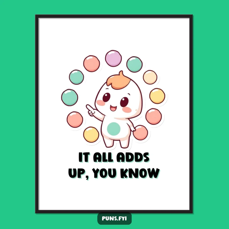 Funny Free Printable Wall Art: Connected Circles Humorous Downloadable Art