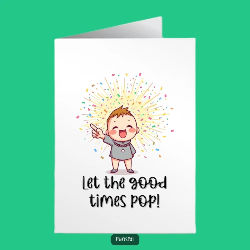 Free Printable Party Animal Birthday Card: Confetti Burst Downloadable