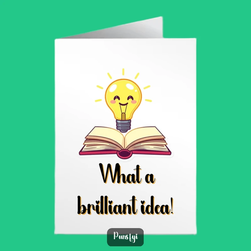 Free Printable Congrats Card: Lightbulb Idea, Cute Downloadable for Brilliant Success!