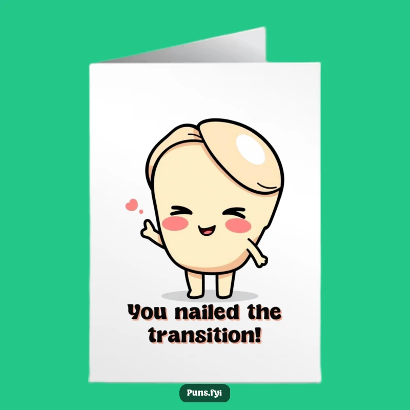 Free Printable Funny Congrats Card: Semicolon's Witty Linkage