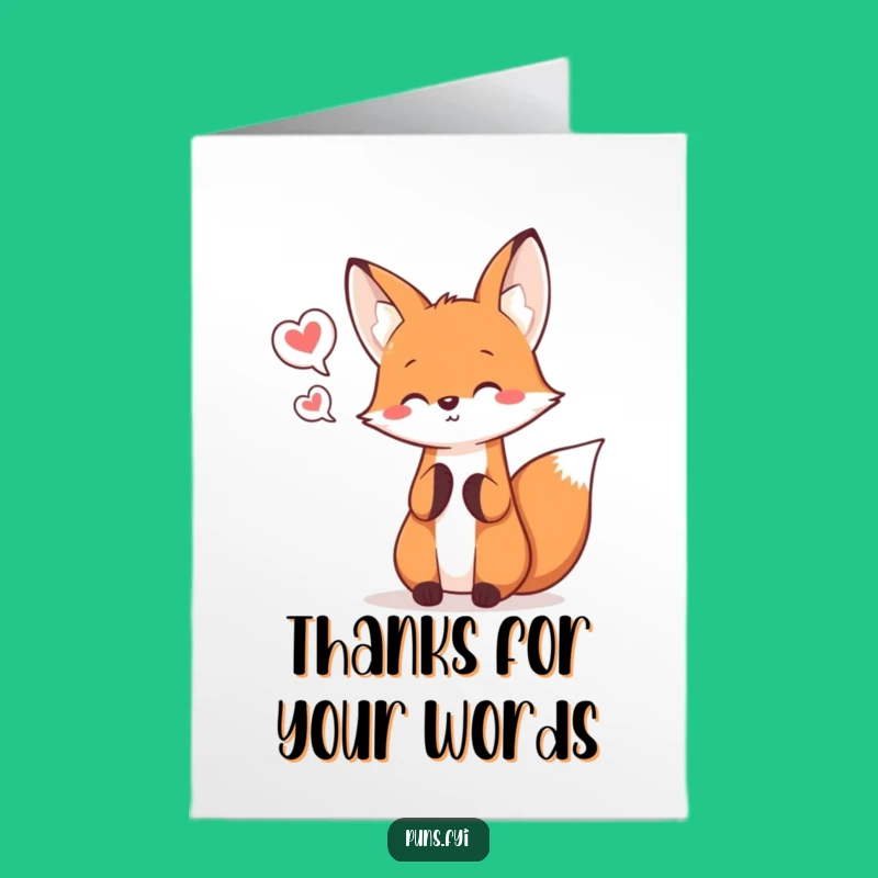 Free Printable Kawaii Fox Thank You Card: Juggling Gratitude, Lively Download!