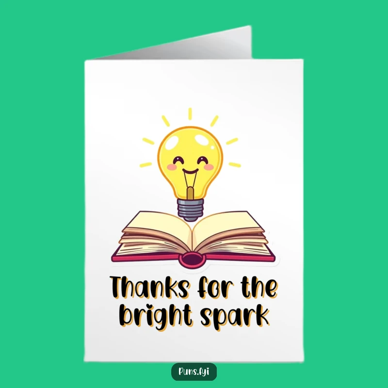 Free Printable Thank You Card: Lightbulb Idea, Cute Downloadable for Bright Thanks!