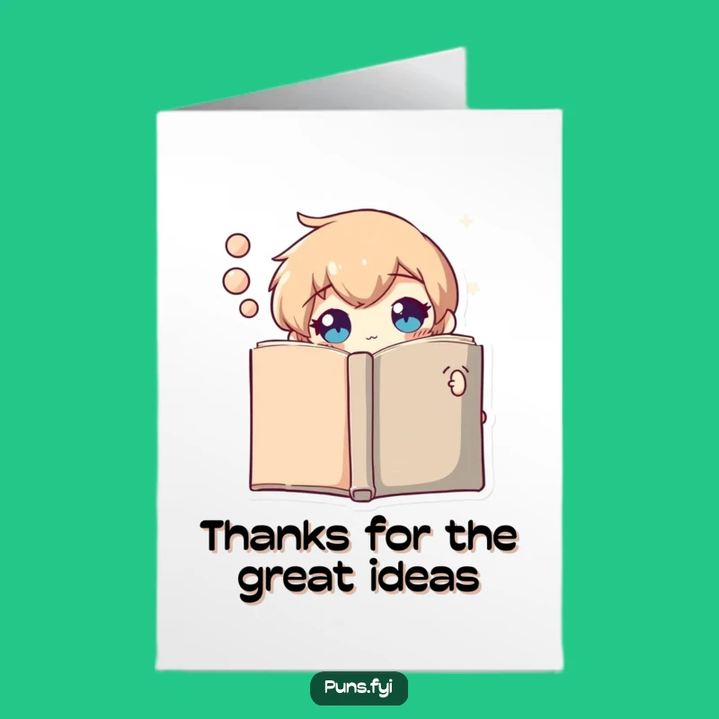 Free Printable Thank You Card: Thought Bubble’s Gratitude, Humorous Downloadable Note