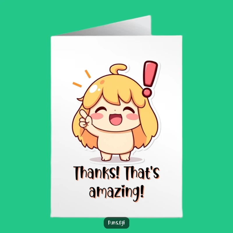 Free Printable Thank You Card: Absolutely Thanks Funny Downloadable Gift