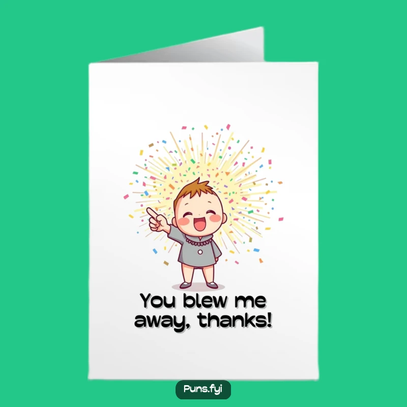 Free Printable Confetti Thank You Card: Exploding Burst Downloadable Gift