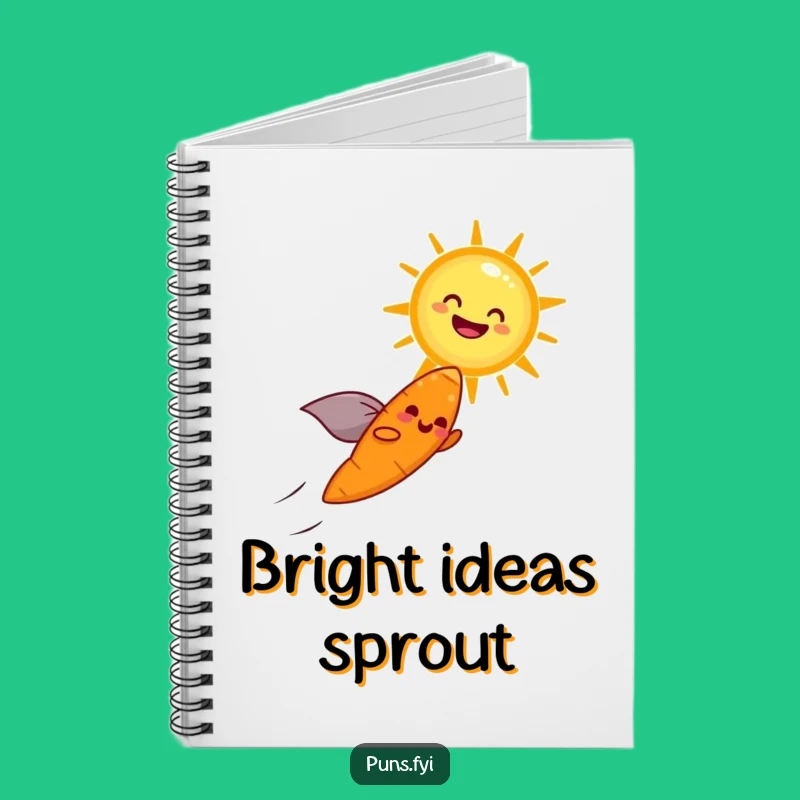 Funny Carrot Hero Notebook: Sunny Flight Journal & Design, Perfect Humorous Gift for Dreamers