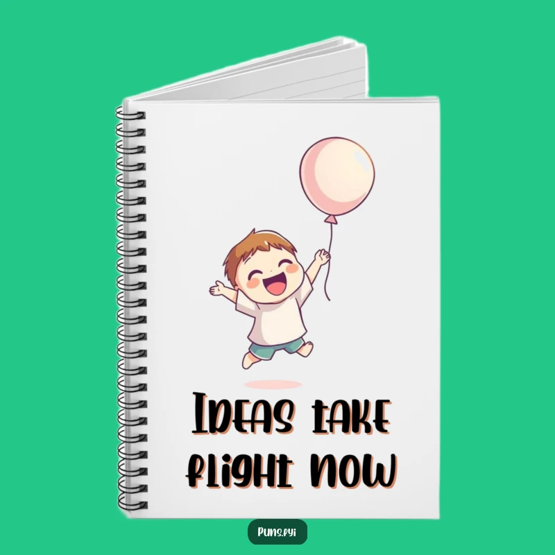 Funny Joyful Character Notebook: Balloon Journal, Perfect Gift!