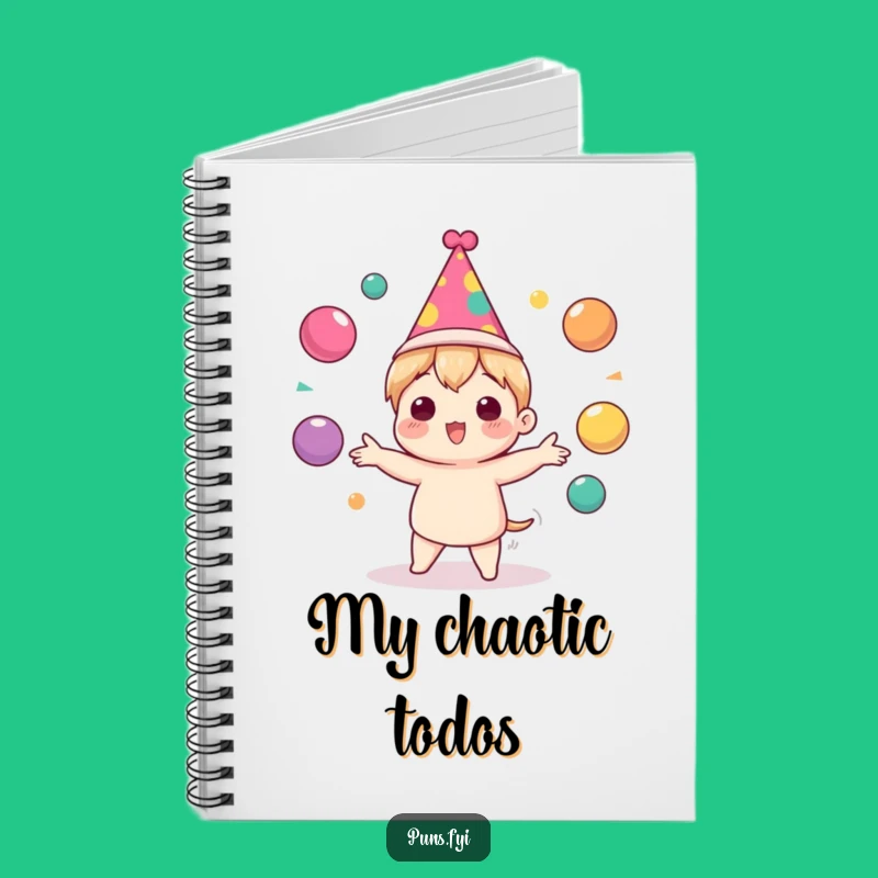 Funny Party Character Notebook: Juggling Journal, Perfect Gift!