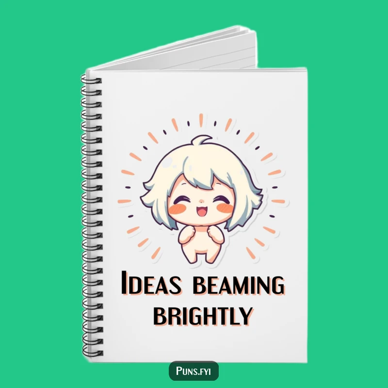 Funny Joy Radiating Notebook: Happy Character, Journal Your Happiness