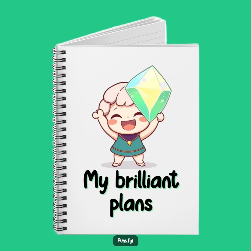 Funny Treasure Hunter Notebook - Journal Your Finds with Gleeful Character Gift