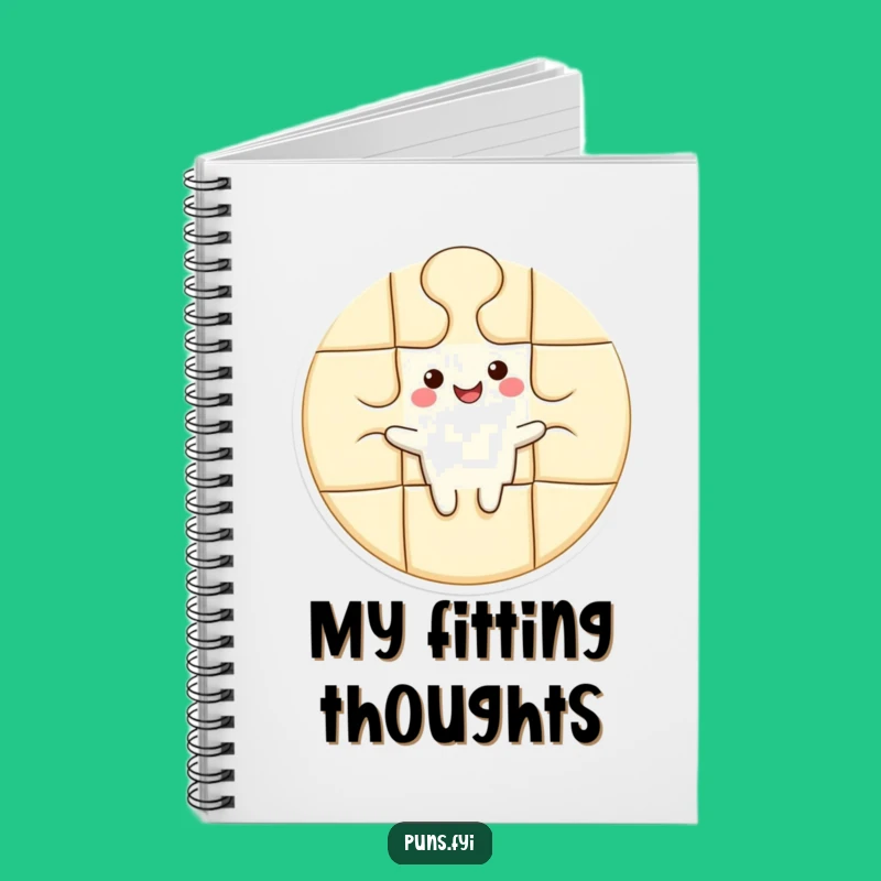Funny Puzzle Piece Notebook: Jot Down Ideas with Your Perfect Fit