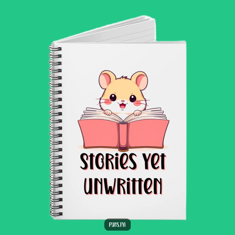 Funny Hamster Reading Notebook: Hilarious Book Lover Journal for Notes