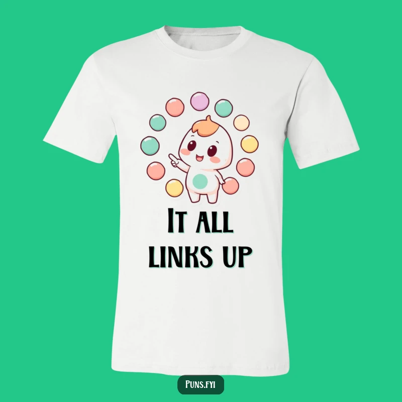 Funny Connection Explorer T-Shirt: Character Links Circles, Gift for Planners