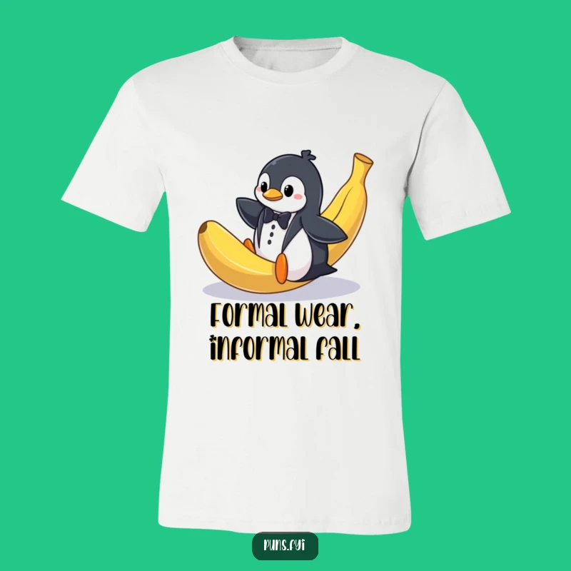 Funny Penguin Tuxedo Slip T-Shirt: Hilarious Fashion for a Laugh-Out-Loud Good Time!