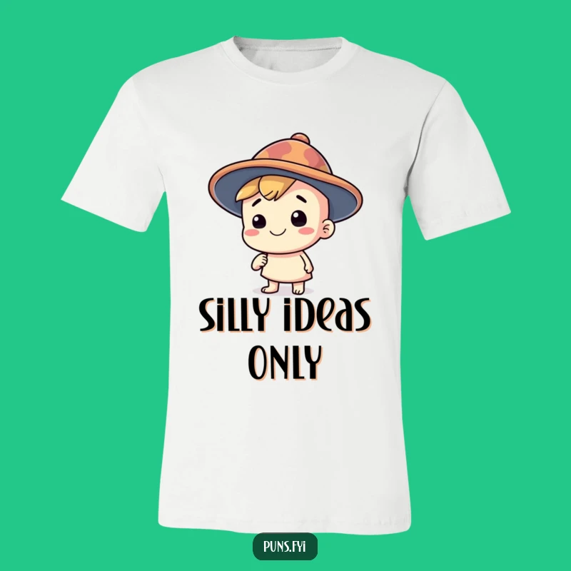 Funny Thinking Cap T-Shirt: Showcase Your Silly, Big Ideas Boldly