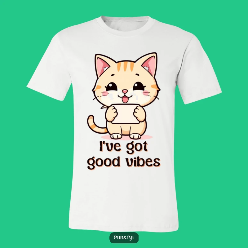 Funny Cat Speech Bubble T-Shirt: Grinning Icon, Perfect Fun Gift