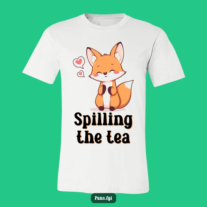 Funny Kawaii Fox Juggling T-Shirt - Expressive Chatterbox Gift