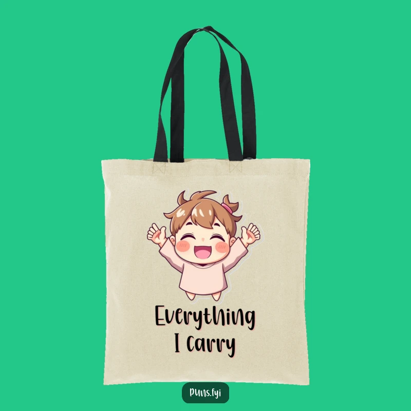 Funny Joyful Character Tote Bag: Carry Your Cheers in Style!