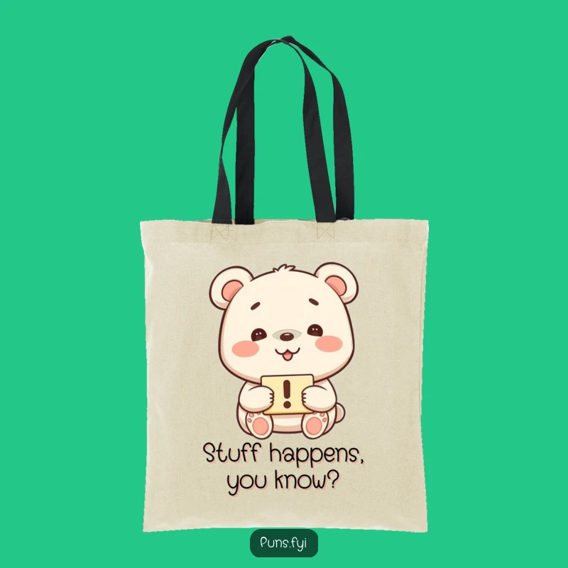 Funny Kawaii Bear Tote Bag - Carry Your Fun Everywhere!