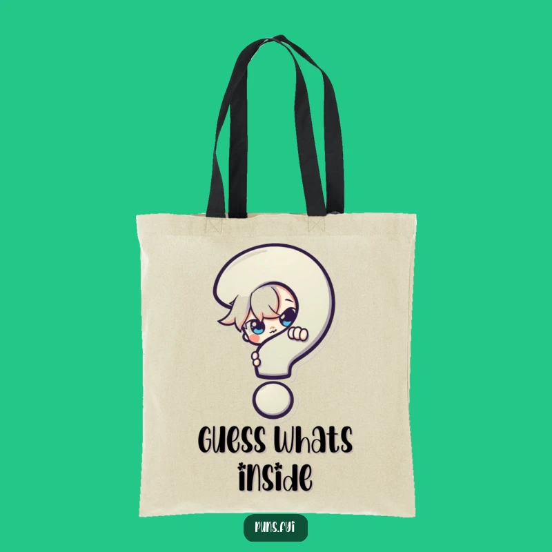 Funny Mischievous Character Tote Bag: Carry Your Secrets in Style!